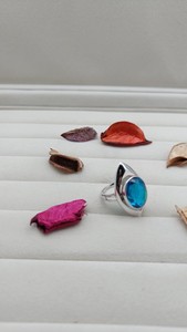Paraiba <b>Rainbow</b> Quartz Ring Colorful Natural Gemstone Jewelry Elegant Artisan Statement Piece Unique Cocktail Ring for Women - Product Image 6