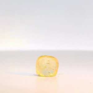 Piedra Preciosa de Zafiro Amarillo Indio Natural, Corte Cuadrado, Certificada por Terceros, Grado Excelente y Raro para Joyería Fina - Product Image 2
