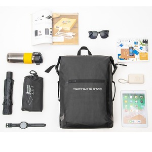 Black sports backpack large capacity outdoor backpack simple fitness backpack fashionable <b>travel</b> backpack multifunctional backpa - Product Image 2