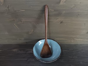 Cuillère de cuisine artisanale en bois d'olivier à long manche, ustensile de service naturel de qualité supérieure pour la cuisine - Product Image 5