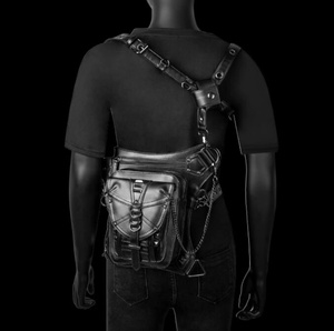 Bolso de cuero personalizado para la cadera, bandolera para motorista, funda para el cinturón, regalo para la pierna, multifunción, para él, para hombre y mujer - Product Image 4