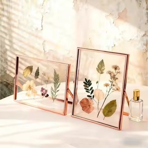 Exclusive Metal Glass Hanging Photo <b>Frame</b> Wall Mounted <b>Picture</b> Holder Interior Decor Item - Product Image 6