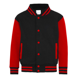 Custom Manufacturer High Quality Puff Printed Wool Sleeves <b>Winter</b> Stand Hooded Geometric Patchwork Front Letterman Varsity - Product Image 2