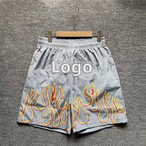 All Over Print Sublimation 5 Inch Polyester Heavyweight Double <b>Layer</b> Plain Gym Basketball Graphic Custom Logo Mesh Shorts Men - Product Image 4