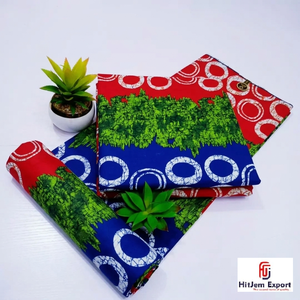 Tela de Felpa Coral con Estampado Africano Dobby de Alta Calidad de Kenia, Tela Tradicional Holandesa Resistente a las Manchas para Niños - Product Image 4