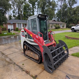 Industrial Diesel Takeuchi Skid Steer Loader with Crawler Loader and Gearbox for Heavy <b>Vegetation</b> Processing & Land Reclamation - Product Image 3