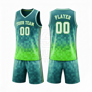 Uniforme de basket-ball sportif de qualité supérieure, respirant, durable, anti-humidité, séchage rapide, pour entraînement et matchs d'équipe, grandes tailles - Product Image 3