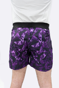 กางเกงชอร์ตยิวยิตสูต่อสู้ MMA แบบมีโลโก้สีม่วงสั่งทำพิเศษ - โพลีเอสเตอร์/คอตตอน แห้งเร็ว ระบายอากาศได้ดี ทรงเข้ารูป - Product Image 2