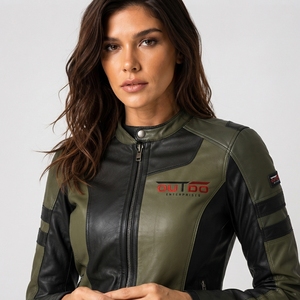 Chaqueta de Cuero Personalizada para Mujer, Prenda Exterior Premium, Diseñada con Cuero Suave, Forro Cómodo - Product Image 5