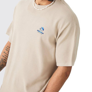 Camiseta de Manga Corta para Hombre, Talla Grande, 100% Algodón, 300g, Transpirable, Personalizable, Corte Holgado - Product Image 3