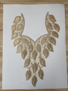 Luxury Embroidered Sequins <b>Sew</b>-<b>On</b> <b>Patches</b> for Women Long Sleeve Evening Party Wear with Elegant Detailing and Home Textiles Use - Product Image 2