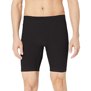 Shorts de fitness pour hommes avec logo personnalisé, respirants, faible MOQ, sur mesure, en spandex et polyester. - Product Image 1