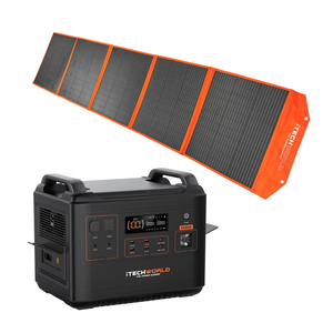Générateurs solaires portables conçus pour une alimentation de secours pratique avec une autonomie de batterie longue durée et une utilisation facile en extérieur - Product Image 6