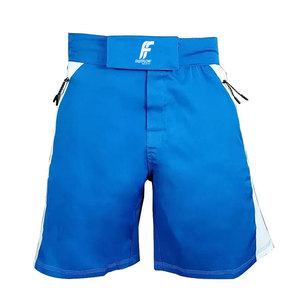 Shorts de boxe MMA pour hommes de haute qualité, best-sellers, vêtements d'entraînement durables, respirants, à séchage rapide, en polyester/nylon, personnalisables à l'avant - Product Image 1