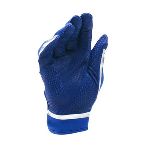 <b>Blue</b> Full Finger Baseball Gloves With Hook And Loop Closure Non Slip For Adults All Seasons Baseball Gloves - Product Image 5