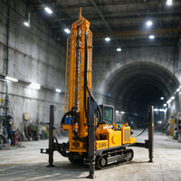 Machine de forage de puits 330m sur chenilles hydraulique pour l'approvisionnement en eau
