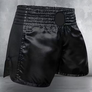 Pantalones Cortos de Boxeo MMA para Hombre, Precio Económico, Transpirables, de Color Sólido, Cómodos para Entrenamiento de Boxeo y Muay Thai - Product Image 5