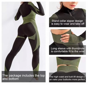Leggings de yoga taille haute avec découpes, short en Spandex/Nylon, extensible dans quatre directions, séchage rapide, taille élastique, pour femme, entraînement - Product Image 3