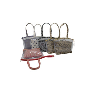 High Quality PVC Makeup Bag Jute <b>Pouch</b> Zipper Closure Printed Casual Hanging Cosmetic for Toiletry Bag BrandPromotion - Product Image 6