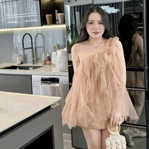 ชุดเซ็ตสองชิ้นสำหรับฤดูร้อน เสื้อผ้าผู้หญิง สวมใส่สบาย แฟชั่นธรรมชาติ ซักได้ บรรจุภัณฑ์แบบกำหนดเอง จากผู้ผลิตในเวียดนาม - Product Image 3