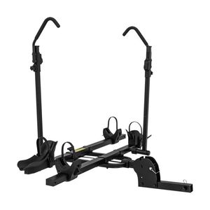 Portabici da Gancio Traino da 2 Pollici per 2 Bici con Piattaforma Inclinabile per Facile Accesso al Bagagliaio - Product Image 3