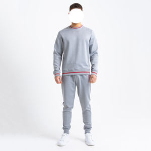 Meilleures ventes, prix bas, tissu 100% coton, survêtements slim fit pour hommes, fabriqués en usine, ensemble de survêtements de sport pour hommes - Product Image 1