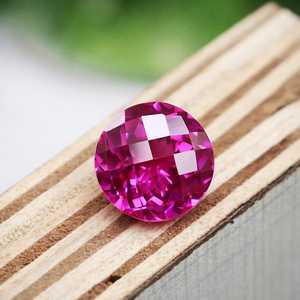Gema de Espinela Rosa Natural, Corte Cúbico Facetado, Certificada, Calidad AA+, para Joyería, Anillo, Colgante - Product Image 5