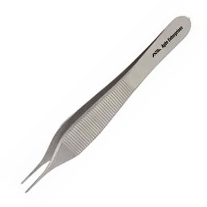 Pinzas Quirúrgicas Manuales de Acero Inoxidable con Certificación CE para Precisión, Pinzas Adson Premium para Aplicación de Apósitos, Punta Serrada de 0.8mm, 12cm - Product Image 5