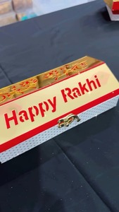 Beautiful Premium Quality Customised Wooden Rakhi Box Raksha Bandhan Gift For Brother And Sister Rakhi <b>Packaging</b> Box - Product Image 1
