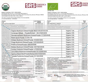 Оптовая продажа, частная марка, органический шитаке, Львиная Грива, индейка, хвост, Chaga, Рейши, кордицепс, милитари, Грибная пудра, смесь - Product Image 3