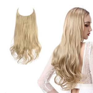 Extensiones de cabello de Halo humano virgen vietnamita 100% de alta calidad, cabello de Color natural recto a la moda, precio competitivo - Product Image 2
