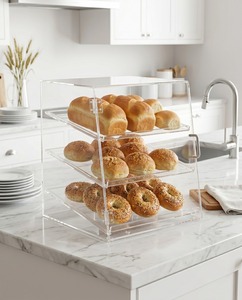 Acrylic Rectangle Injection-Molded Recyclable Folding Storage <b>Containers</b> & Bins with Multifunction Design for Clothing - Product Image 3