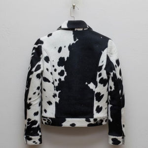 Chaqueta de Invierno de Cuero Auténtico para Hombre, Estilo Western, Resistente al Viento, Transpirable, de Alta Calidad, con Pelo Natural de Vaca - Product Image 2