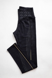 High Quality Custom Logo Women's Fitness <b>Leggings</b> High Waist Yoga Pants Solid <b>Pattern</b> Spandex/Polyester Breathable Available - Product Image 5