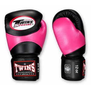 Guantes de Boxeo y Muay Thai Personalizados para Gemelos, Diseño Nuevo y Moderno en Dorado y Negro, Hechos de Cuero Vacuno Auténtico para Entrenamiento en el Gimnasio - Product Image 3