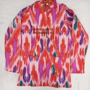 Sudaderas con capucha bordadas a mano Chaquetas de invierno de algodón de la India Kantha Chaquetas DE TRABAJO Chaquetas de algodón para damas Bohemias - Product Image 3