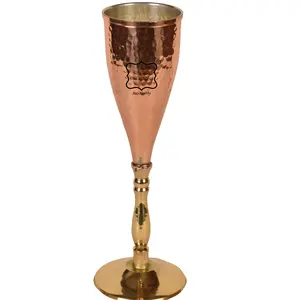 Beste 2024 Champagneglas Voor Bruiloft Koper Hoge Kwaliteit Gehamerd Handgemaakt Beste Cadeau Beste Relatiegeschenken Onbreekbaar