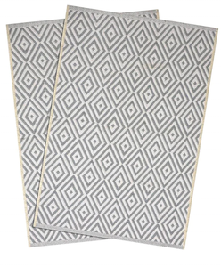 MÁS Estilo bohemio 2 'x 3' Alfombra de área de algodón tejida a mano Lavable Geométrico Tribal Diamante Diseño Multicolor Mediano Pila Pasillo Cocina - Product Image 1