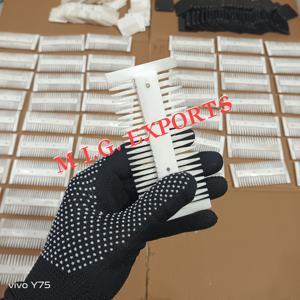 Peigne à barbe en os de buffle à double trame, les peignes en os sont des outils de toilettage traditionnels et écologiques utilisés pour le coiffage des cheveux, etc. - Product Image 6