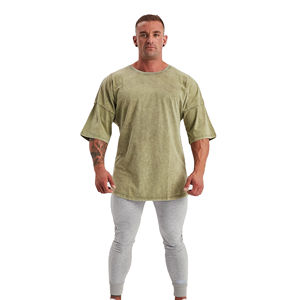 T-shirt pour homme de haute qualité 100% coton, col rond, logo personnalisé imprimé, respirant, écologique, 220g, manches courtes, taille oversize - Product Image 1