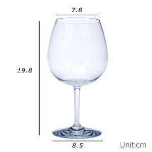 แก้วไวน์ทรงกลมขนาด23ออนซ์ทำจากพลาสติกสำหรับทำไวน์โมจิโต้เครื่องดื่มแอลกอฮอล์เครื่องดื่มเย็น - Product Image 2