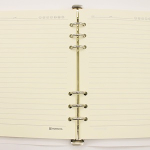 Bloc-notes à spirales A5 HONGHA en PP, 200 pages, impression numérique, modèle 3013, utilisation promotionnelle - Product Image 2