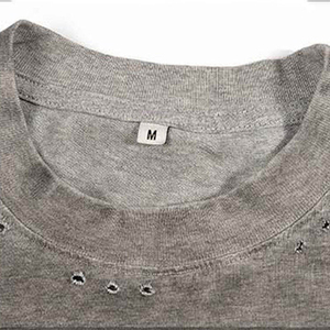Camiseta de Algodón de Color Sólido para Hombre, Talla Grande, Cuello Redondo, Manga Corta, Estilo Casual, Diseño Degradado, Venta al Por Mayor OEM ODM - Product Image 6
