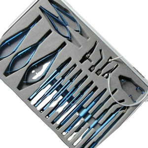Juego de 21 Piezas de Instrumentos Quirúrgicos Oftálmicos de Titanio para Cataratas, Instrumentos de Alta Calidad en Venta por Mahfooz Instruments - Product Image 1