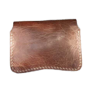 Leathercraft 100% tay-Khâu Đầy Đủ Hạt Bò Ẩn Da Ví Cao Cấp Handmade Chủ Thẻ Cho Nam Giới Và Phụ Nữ Tùy Chỉnh - Product Image 2