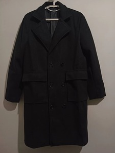 European Size <b>Men's</b> Double Breasted Solid Color Large Size Casual New Medium <b>Long</b> Wool <b>Coat</b> <b>Men's</b> <b>Coat</b> - Product Image 6