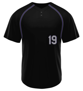 Maillot de baseball personnalisé à col boutonné, uniforme respirant à séchage rapide, sublimation, vêtements de sport d'équipe, fourniture d'usine OEM - Product Image 1