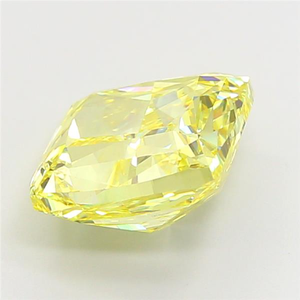 Diamante Amarillo de Laboratorio con Corte Cojín, Certificado por IGI, de 4 a 5 Quilates, Corte Excelente, para Fabricantes de Anillos de Compromiso Personalizados - Product Image 3