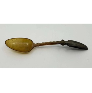 Servidores de Ensalada Hechos a Mano con Cuerno de Búfalo, Cubertería Natural, Cucharas para Servir, Vajilla Artesanal para Cocina y Mesa de Café - Product Image 2