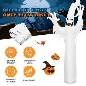 Decorazione Gonfiabile di Halloween da 3,6 Metri con Luci LED Integrate per Esterni - Product Image 5